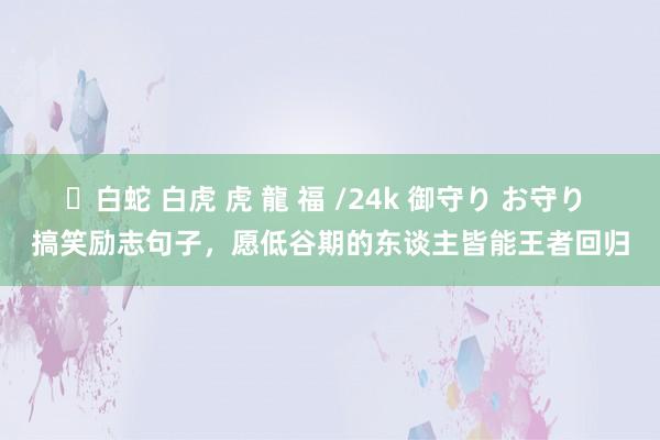 ✨白蛇 白虎 虎 龍 福 /24k 御守り お守り 搞笑励志句子，愿低谷期的东谈主皆能王者回归